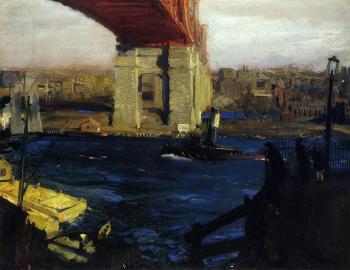 George Bellows : The Bridge, Blackwell's Island